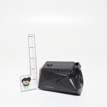 AURIVEE Výrobník bublín s diaľkovým ovládaním a RGB svetlom, batéria 1800 mAh typu C, automatický