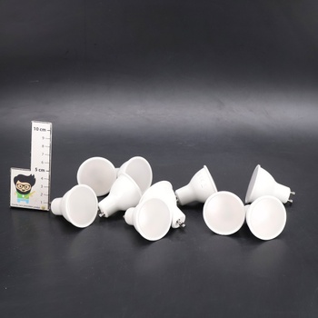 ALUSSO LIGHTING GU10 LED žárovka, 7W teplé bílé světlo 3000K, Nahrazuje 70W halogenové žárovky, 560