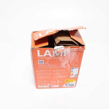 Fisúra - Oranžová lávová lampa. Strieborný chrómový podstavec, oranžová tekutina a oranžová láva.