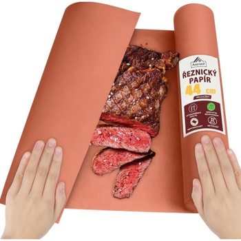 Mäsiarsky papier na grilovanie a BBQ, 44 x 28 m, ružový - N
