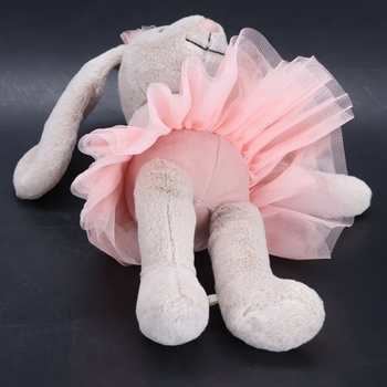Steiff Hoppie Baletní králíček 30 cm, barevná plyšová hračka s klesajícíma ušima, nadýchané