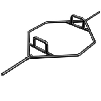 Odolná šesťhranná činková tyč SP37910BK, do 226 kg, čierna - B