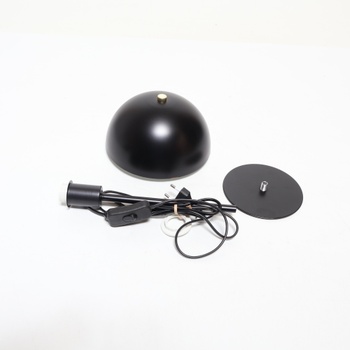 Stolová lampa Briloner, čierna, 35 cm