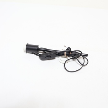 Stolová lampa Briloner, čierna, 35 cm