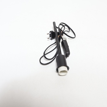 Stolová lampa Briloner, čierna, 35 cm