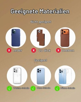 6 kusov kovových magnetických krúžkov pre MagSafe, biele