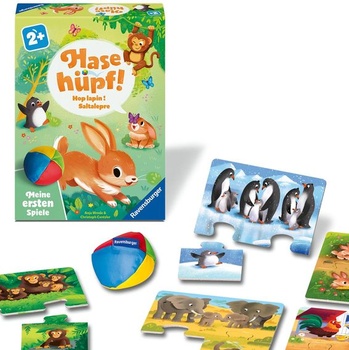 Detská hra Ravensburger Bunny Hop! - Vzdelávacia hra pre deti od 2 rokov, nová verzia