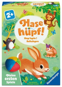 Detská hra Ravensburger Bunny Hop! - Vzdelávacia hra pre deti od 2 rokov, nová verzia
