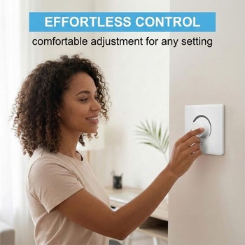 Stmívač pro stropní ventilátor, nástěnný vypínač 86 typů, 220 V, 10 A, plynulá regulace otáček,