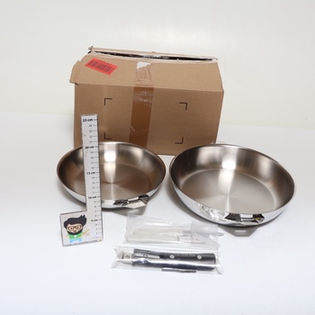 Sada panvíc a príborov Cuisinox sivá
