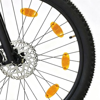 Odrazky na drôtiky bicyklov, 8 kusov. Odrazky na drôtiky bicyklov, odrazky na drôtiky, mačacie