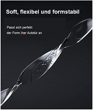 Priehľadný chránič dverí pre automobily, ochrana hrán dverí | Ochrana hrán dverí FlexProtect | Súprava