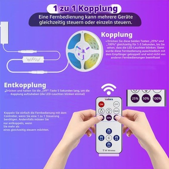 OULARA LED ovládač, 13-tlačítkové bezdrôtové diaľkové ovládanie RF a 3-tlačítkový prijímač s DC