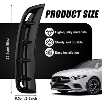 PSLER Přední spoiler, boční spoiler pro třídu A Hatchback W177 AMG Line 2018+ Univerzální difuzor