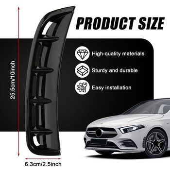 PSLER Predný spojler, bočný spojler pre triedu A Hatchback W177 AMG Line 2018+ Univerzálny difúzor