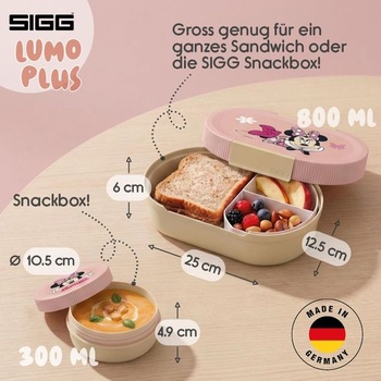 Sigg - Lumo Kids Lunchbox Set 2 - Detský obedový box s priehradkami - Vhodný do mikrovlnnej rúry a