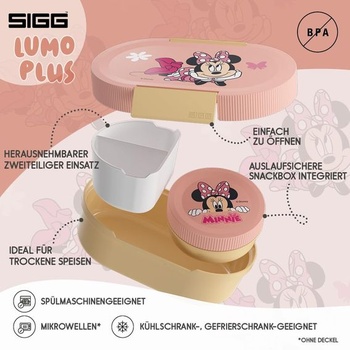 Sigg - Lumo Kids Lunchbox Set 2 - Detský obedový box s priehradkami - Vhodný do mikrovlnnej rúry a