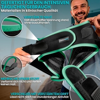 NativoDex Ortho Belt, ortopedický pás SI Joint pre ischias a sakroiliakálny kĺb, zelený, jedna