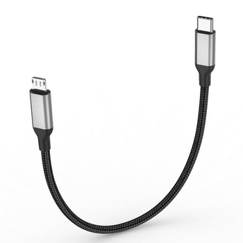 Krátky kábel USB-C na Micro-USB 0,3 m, 2,4 A,…