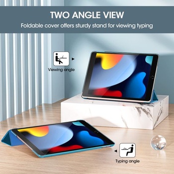 Puzdro ProCase pre iPad 9./8./7. generácie 10,2 palca 2021 2020 2019 svetlo modré