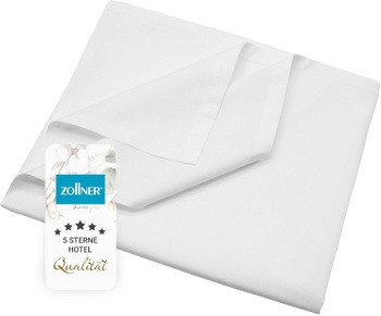 Prestieradlo Zollner, biele, 240 x 290 cm