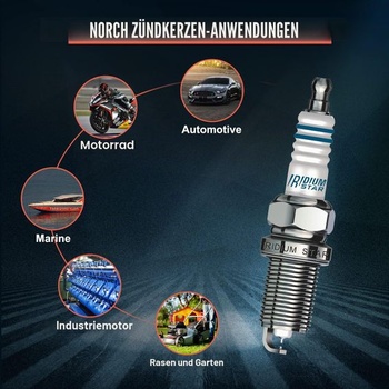 Zapaľovacia sviečka TORCH CMR7H s plným vývodom, náhrada za zapaľovaciu sviečku N GK 3066/CMR7H, pre