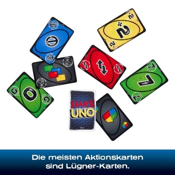 Mattel Games Kartová hra Liar's UNO v úložnom boxe, vek 7+, 2–6 hráčov