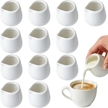 12 porcelánových konviček na mléko, malé konvičky na mléko…