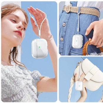 Kompatibilný s puzdrom AirPods Pro 2, puzdrom AirPods Pro B-White AirPods Pro 2 1
