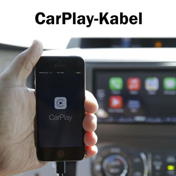 Nabíjací kábel CarPlay pre iPhone 18/17/16/15 s krátkym konektorom 0,5 m, USB-C na USB kábel pre