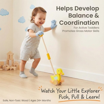 Dětské chodítko WOODENFUN 43008-DW