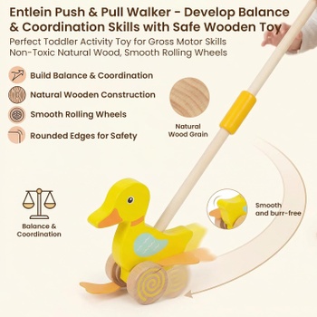 Dětské chodítko WOODENFUN 43008-DW