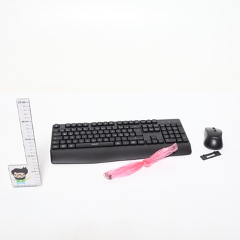 Súprava Bluetooth klávesnice a myši, bezdrôtová ergonomická klávesnica a myš, 2,4G USB/Bluetooth