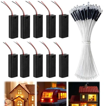 20 kusů 3mm mini LED světel do domečků pro panenky a 10…