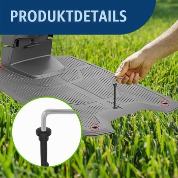 12dílná sada zemních vrutů pro robotické sekačky, 13,7cm zemní kotvy pro nabíjecí stanici a garáž,