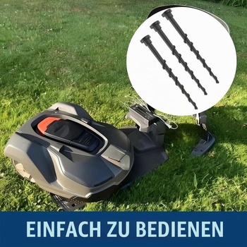 12dílná sada zemních vrutů pro robotické sekačky, 13,7cm zemní kotvy pro nabíjecí stanici a garáž,