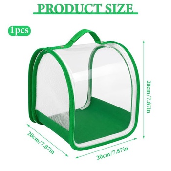 Bellanova 20 cm priehľadná klietka proti hmyzu, skladacia biela 20 cm