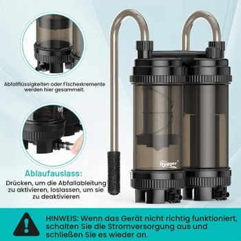 Vonkajší filter do akvária Hygger BDE-HG283