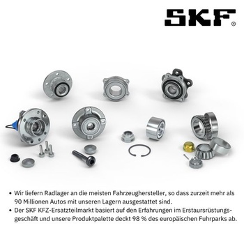Súprava ložísk kolies SKF VKBA 3520, poloha prednej nápravy, vonkajší priemer 75 mm, výška 111 mm, dĺžka 111