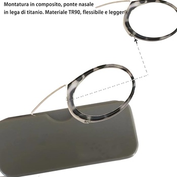 Brýle na čtení Kodilin 1,5 dioptrie, vzor želva