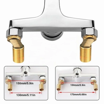 2 kusy adaptéru pro sprchovou armaturu, vnější závit 3/4