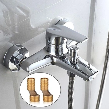 2 kusy adaptéra pre sprchovú armatúru, vonkajší závit 3/4