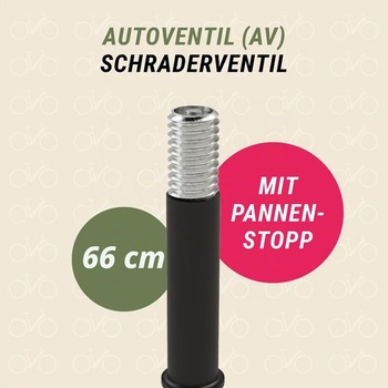 Vnútorná duša bicykla Prophete s ventilom Schrader 26 x 1,75 až 27,5 x 2,125 palca (odolná