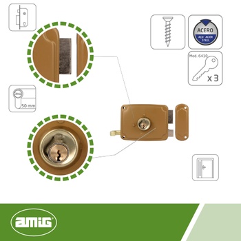 Petlice Amig 72U-120 so zámkom