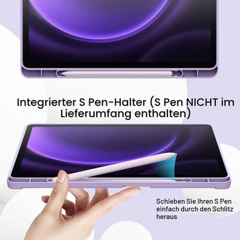 Pouzdro JETech pro Samsung Galaxy Tab S9 FE Plus, světle fialové