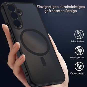 Magnetický kryt Tawarror pre Motorola Moto G06, matne čierny Motorola Moto G06 4G
