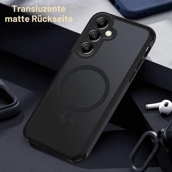 Magnetický kryt Tawarror pre Motorola Moto G06, matne čierny Motorola Moto G06 4G