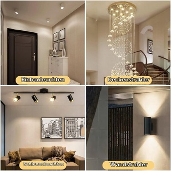 Žiarovka Caldarax GU10 LED, neutrálna biela, 7W LED žiarovka, nahrádza 50W halogénové žiarovky, 600LM