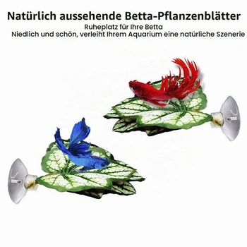 Betta rybka, spací list pro bojovnice, houpací síť, akvarijní příslušenství, umělé akvarijní