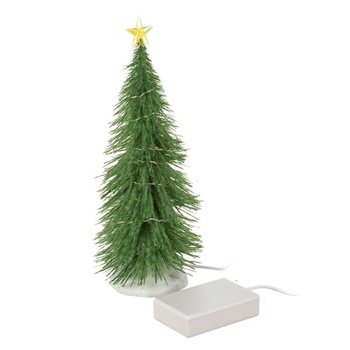 Doplnky Lemax Christmas Village: Smrek s viacerými svetlami (veľký), živica